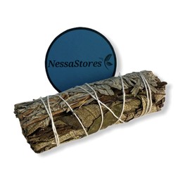 NESSASTORES - Blue Sage + Yerba Santa Smudge Incense 4" Bundle #JC-202 (3 pcs)
