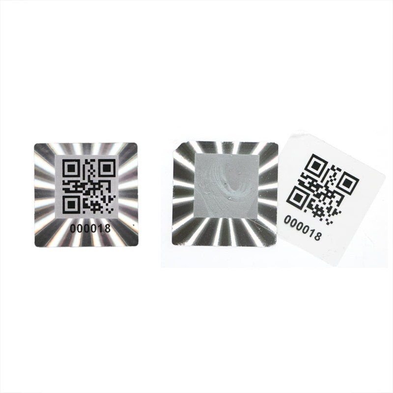 300pcs Hologram QR Code Labels, Tamper-evident Security Seal Sticker,Warranty Void