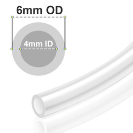 TAILONZ PNEUMATIC Air Line 6 mm or White Pneumatic Nylon Hose 32.8 ft Air Brake Tubing Nylon Hose