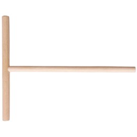 Teemando® 2 x Crepe Distributor Made of Beech Wood, 22 cm, Dough Distributor, Spread Crepes and Pancake Ham Wafer-Thin