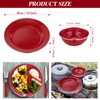 Nuogo 12 Pcs Enamel Camping Tableware Set Dinnerware Kit Includes