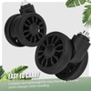 Vivikivi Pack of 2 55 mm Suitcase Castors Replacement Wheels