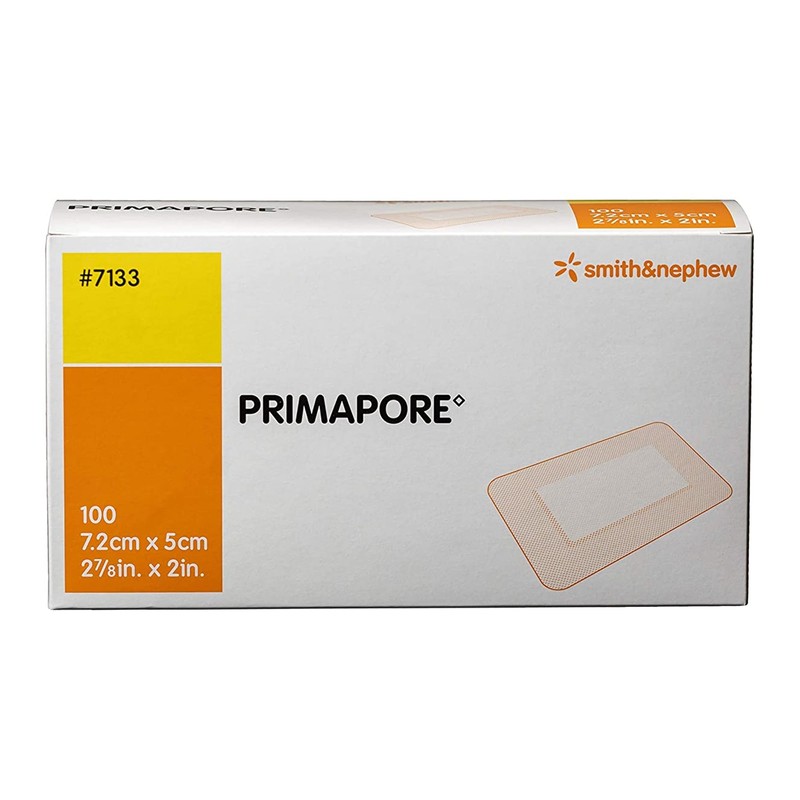 Smith & Nephew 7133 PRIMAPORE Peripheral IV Adhesive Dressing, Adhesive