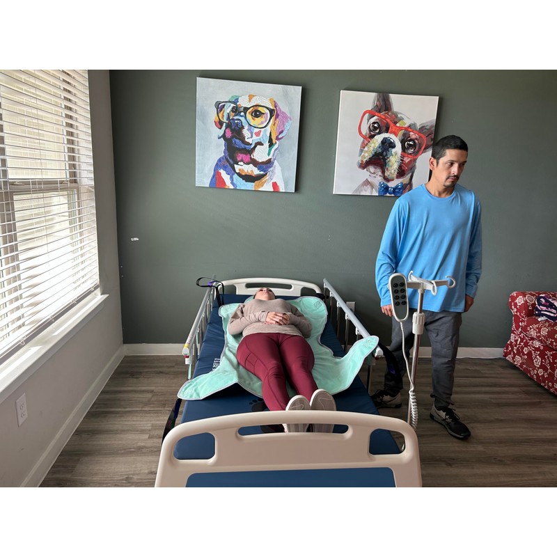 doudouX Patient Lift Sling, Universal Mesh Sling for Showering, M