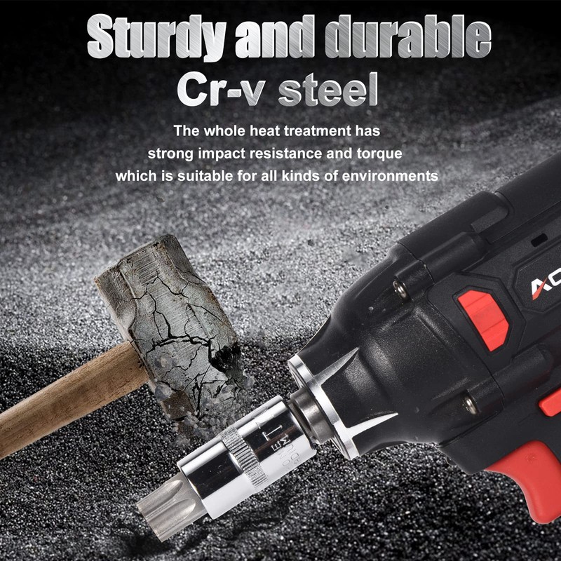 AOBEN 64Pcs Master Torx Bit Socket and External Torx Socket