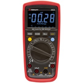 Triplett MM525 True RMS 6000 Count High Performance Digital Multimeter with LPF and LOZ and EBTN Display - AC/DC Voltage, AC/DC Current, Resistance, Temperature, Continuity