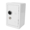 Money Bank Creative Cute Metal Vertical with Lock Keys Cash