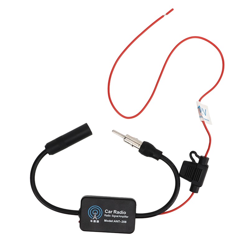 Car Stereo FM Radio Antenna Signal Booster Amplifier 25‑30dB Audio