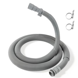 AIYOYOLIFE 79.9 in Dishwasher Drain Hose Extension with 2 Clamps Compatible with LG Quadwash Thinq LDT5665BD LDP6797BD LDF5545 LDTS5552S LDTS5552S LDNFC33LS Replace#: AEM74333104 AEM74333101