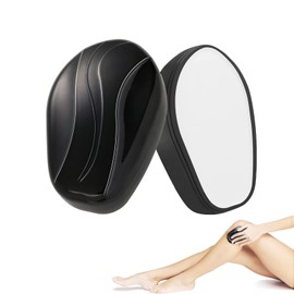 AOMAIGAD Hair Remover, Nano Hair Remover, Nano Hair Remover Stone Women, Crystal Hair Eraser, Painless Hair Remover Tool, for Any Body Part (Black)