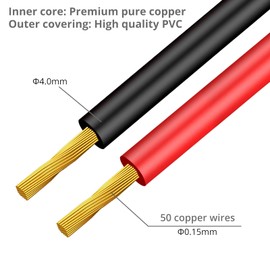 Proster 4mm Banana Plug to Alligator Clip - 15A 1000V Pure Copper Flexible Electrical Test Cable One Meter for Multimeter Electrical Clamp Meter Testing