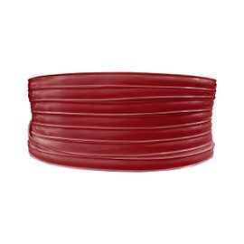 Automotive Authority Red Vinyl 1" Insert Molding Trim Screw Cover RV Camper Travel Trailer (Red, 50 ft)