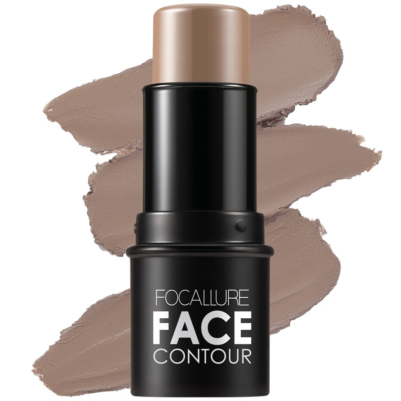 FOCALLURE Cream Contour Stick, Matte Bronzer Stick, Professional Face Shaping