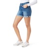 WallFlower Women's Sassy 5-Inch Midi Denim Shorts High-Rise Insta Soft