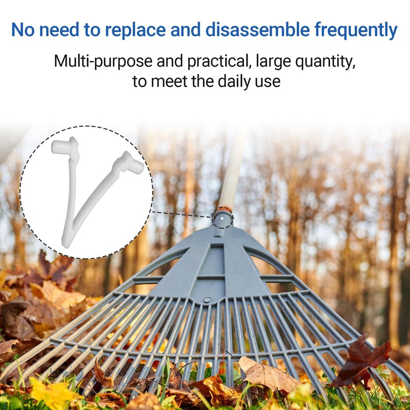 (21-Pack) AR-PRO Replacement Pool V-Clips - Pool Brush Plastic Clips/Pool