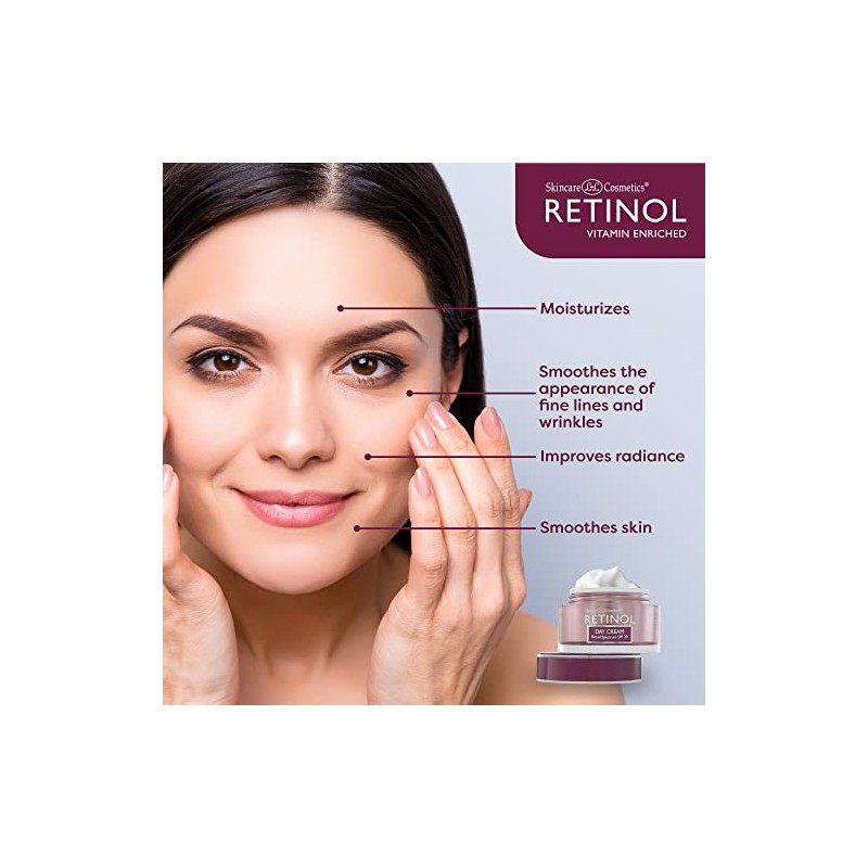Skincare LdeL Cosmetics Retinol Day Cream, 1.7-Ounce Jar