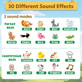 Animal Hoot Caller Voice Changer Toy for Kids 5-8 Years Old: Animal Caller Nature Exploration Outdoor Toys, Light Voices Changing Device for Boys Girls, Birthday Gift for 3 4 5 6 7 8 Year Old