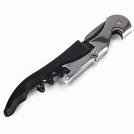 Bar Buddy 3 in 1 Waiters Corkscrew, Bottle Opener & Knife, Stainless Steel, Assorted Colors