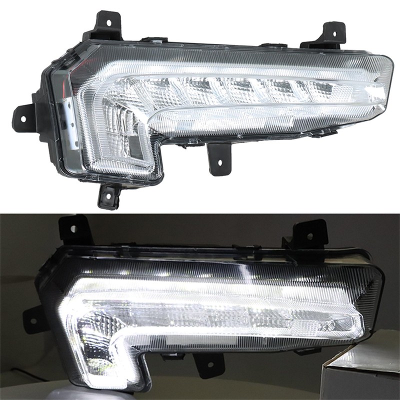 munirater 2-Pack Bumper Front Fog Lights Daytime Running Lights Left