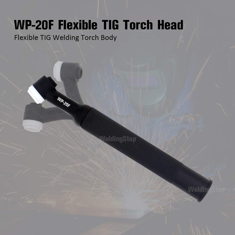 PLAXCON Flexible Torch Body WP-20F TIG Welding Torch Head Water-Cooled