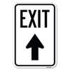 Exit Sign Exit with Up Arrow | 12" X 18"