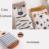Exegawe Baby Non Slip Socks Winter 5 Pairs Kid Thick