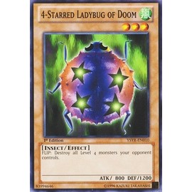 Yu-Gi-Oh! - 4-Starred Ladybug of Doom (YSYR-EN010) - Starter Deck: Yugi Reloaded - 1st Edition - Common by Yu-Gi-Oh!