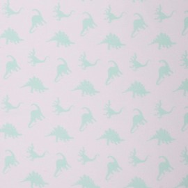 Mook Fabrics Flannel PRT Dino, Green 15 Yard Bolt