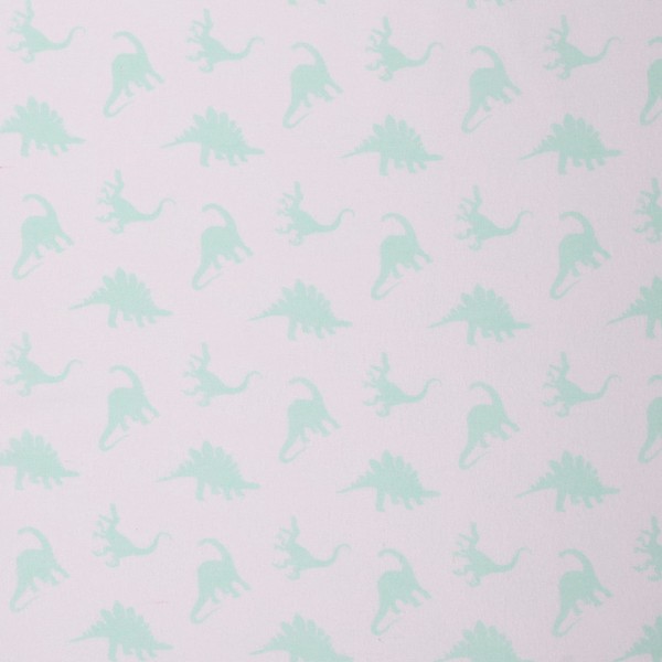 Mook Fabrics Flannel PRT Dino, Green 15 Yard Bolt