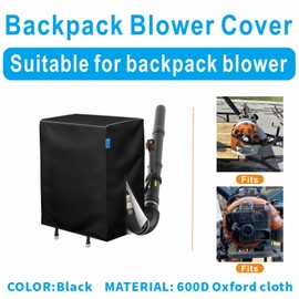 VeyoStories Heavy-Duty Backpack Blower Cover, Universal Fit for Multiple Brands of Blowers, Waterproof & Windproof 600D Oxford Cloth with UV Protection – All-Weather Dust Cover.