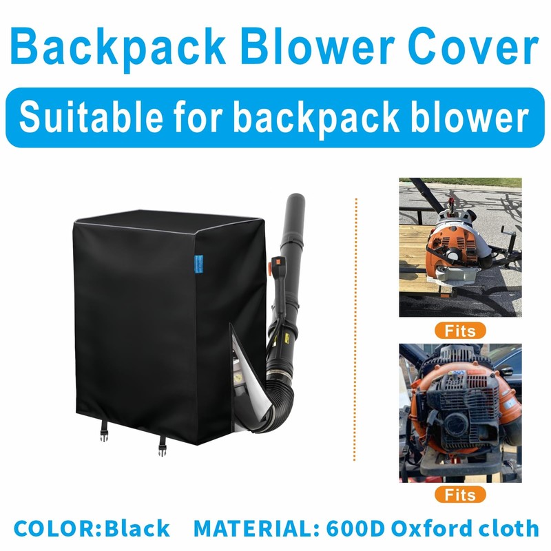 VeyoStories Heavy-Duty Backpack Blower Cover, Universal Fit for Multiple Brands