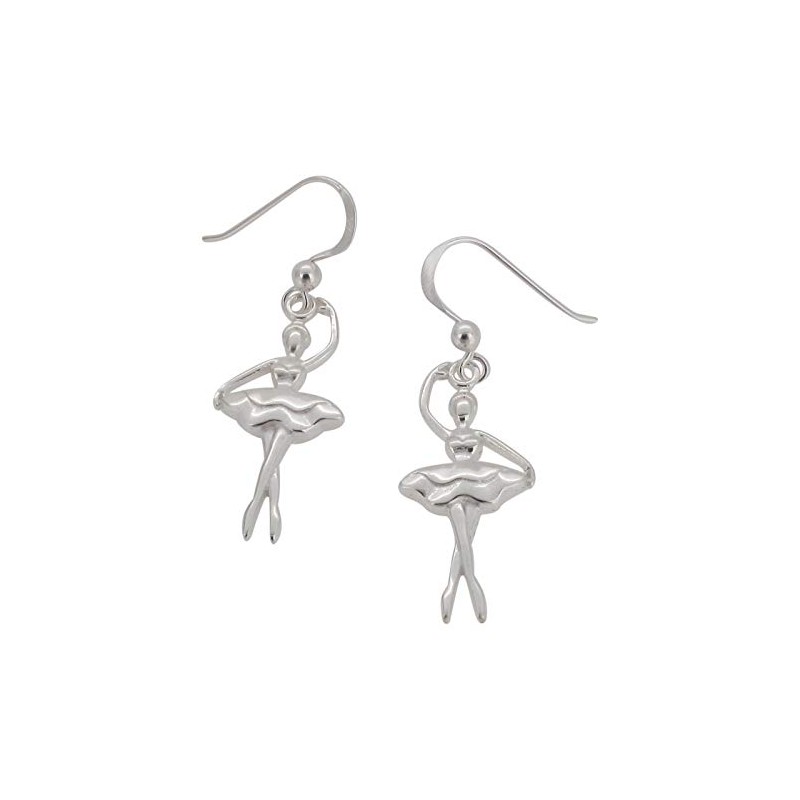 Touch Jewellery 925 Sterling Silver Ballerina Drop Earrings.