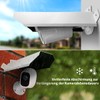 (CCTV Surveillance Camera Cover) Weatherproof Protective Housing Sun Protection Metal