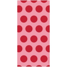 Trendware Classic Red Polka Dot Favor Bags, 60 Count