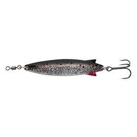 Abu Garcia Toby Spoon Fishing Lure | Legendary Predator Spoon for Freshwater & Saltwater | Irresistible Action for Pike, Trout, Salmon, Perch & More | Versatile Spinning Bait | Black Back Minnow, 9cm