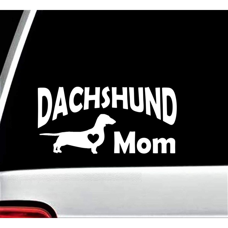 Dachshund Mom Decal Sticker for Car Window | 8 Inch