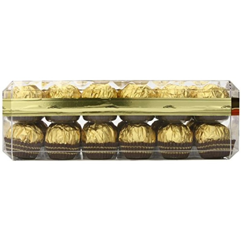 Ferrero Rocher Fine Hazelnut Chocolates, 24 Count, Assorted Coconut and