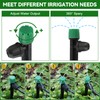 50PCS 1/4” Drip Irrigation Drippers with Lock, Kalolary Drip Irrigation