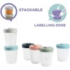 BÉABA, Set of 6 Storage Containers, Clip, Stackable Containers, 100%