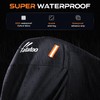 TATATOO Motorcycle Cover Waterproof Outdoor, 300D Heavy Duty, UV &