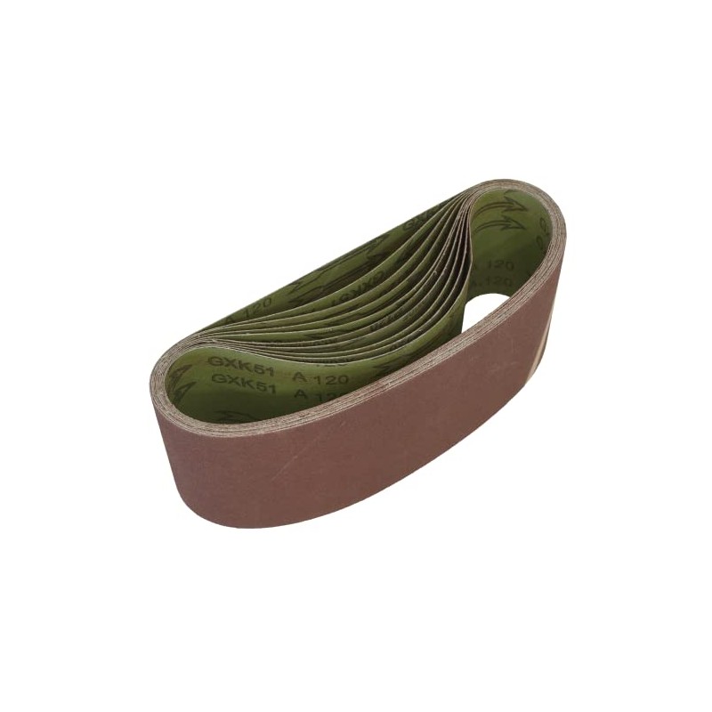 Worksafe WSB61120 100 x 610mm Sanding Belt 120Grit - Pack