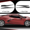 Side Skirts Extension Panel Lip Compatible with Chevy Corvette C8