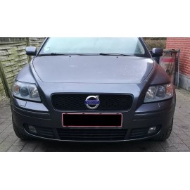 DSX MESH Sport Grill Grille ALL MATTE BLACK for VOLVO S40 V50 2004 - 2007