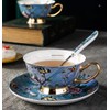 Eplze YBK Tech Euro Style Cup& Saucer Set, Bone China