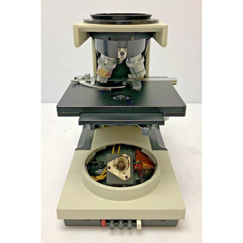 Bausch & Lomb Optilume Binocular Upright Microscope 31-32-13 W/ 3