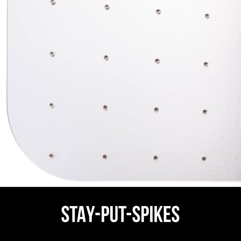 GORILLA GRIP Slip Resistant Office Chair Mat for Carpet Floors,