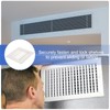 PATIKIL 8x8 Inch Plastic Ventilation Grille, Adjustable Outlet Air Vent