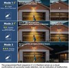 DERAYSION Solar Porch Lights Outdoor, 9 Inch Solar Wall Lanterns