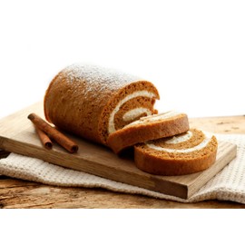 AmishTastes Arianna's Bakery Homemade Pumpkin Roll Autumn Thanksgiving Cake Dessert, 23 Oz. (Pack of 2)