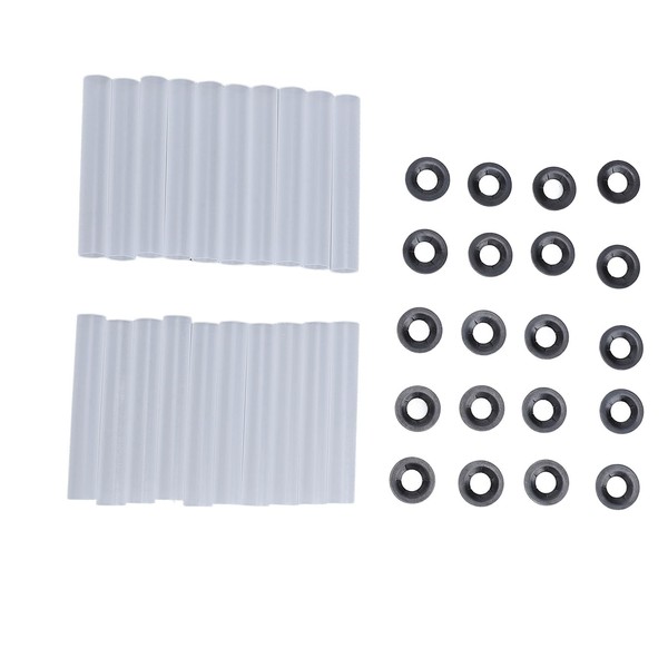 20 Sets Garage Door Roller Shaft Nuts Sleeves Quiet 11mm